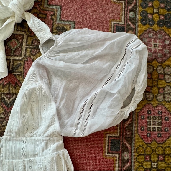 Anthropologie Joslin Backless Linen Maxi Dress Size 8 - Picture 7 of 10